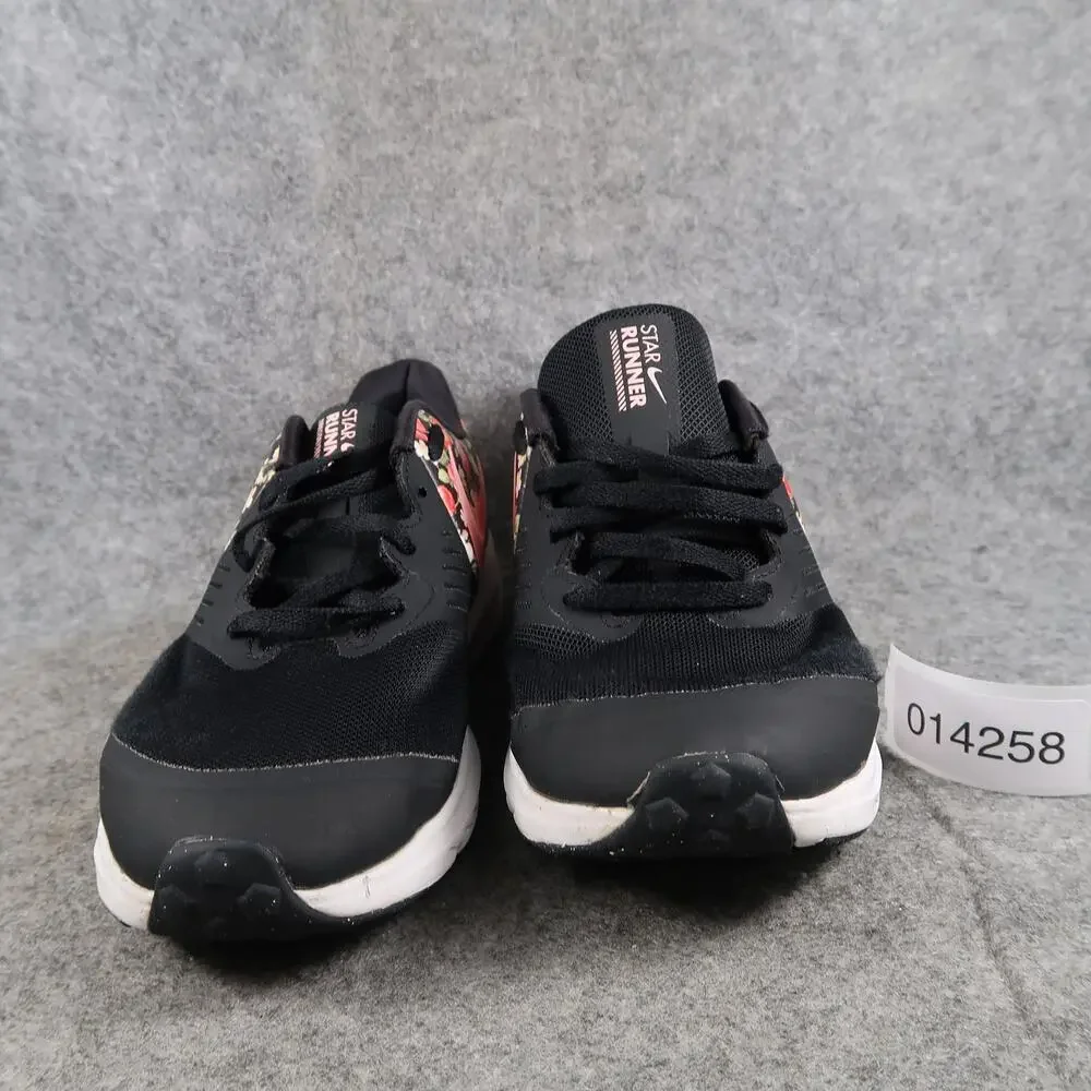 Nike Shoes Big Kids Youth 5.5 Star Runner Sneakers Athletic Trainer Floral Black